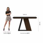 Mesa De Jantar Com Vidro 4 Cadeiras Sícilia Imbuia/preto/capucci - M.a