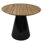 Mesa de Jantar Cone 150 cm Base Preta - Outros