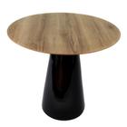 Mesa de Jantar Cone 80 cm Base Preta - Outros