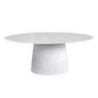 Mesa de Jantar Cone Oval 180x100 cm Laqueada - Linn Shop