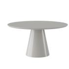 Mesa de Jantar Cone Redonda 100 cm Laca Fendi - Linn Design Decor