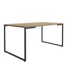 Mesa de Jantar Industrial 6 Lugares 160x90 Porto - Fit Mobel - Moveis Belo