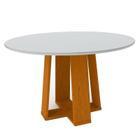 Mesa de Jantar Isabela 135X135cm Ype/Off White