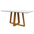 Mesa de Jantar Lectus 1600x900 Ype/Off White - New Ceval