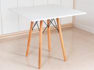 Mesa de Jantar Quadrada Eames Eiffel 90 cm - Branca