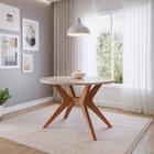 Mesa de Jantar Redonda 4 Lugares 1,18m Salgueiro Cabecasa Madeiramadeira