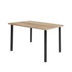 Mesa De Jantar Retangular 4 Lugares 110 Cm Preto Carvalho - Ciplafe