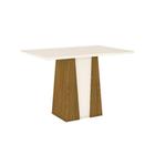 Mesa de Jantar Retangular Orus 120 cm - Nature/Off White - Henn