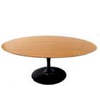 Mesa De Jantar Saarinen Oval 120x80 Cm Freijó Cor Preto - PERSONAL MOVEIS DESIGN