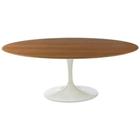 Mesa de Jantar Tulipa Saarinen Oval 137x90 cm Tampo Freijó