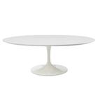 Mesa de Jantar Tulipa Saarinen Oval 180x100 cm Tampo Laqueado