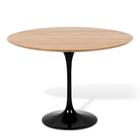 Mesa de Jantar Tulipa Saarinen Redonda 100 cm - Freijó