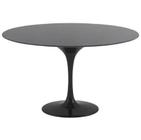 Mesa de Jantar Tulipa Saarinen Redonda 130 cm Laqueada