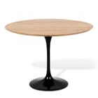 Mesa de Jantar Tulipa Saarinen Redonda 160 cm - Freijó