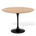 Mesa de Jantar Tulipa Saarinen Redonda 80 cm - Freijó