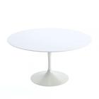 Mesa de Jantar Tulipa Saarinen Redonda 90 cm Laqueada