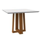 Mesa de Jantar Valencia 1350X1350 Ype/Off White - New Ceval