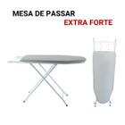 Mesa de passar tábua passadeira de roupas com suporte para ferro mais vendida do brasil
