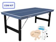 MESA DE PING PONG COR PRETA MDP 15mm 1010 KLOPF + KIT Suporte, Rede,  Bolinhas 5031 - Mesa de Ping Pong - Magazine Luiza