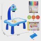 Mesa de Pintura de Desenho de Projetor de Led Infantil (Azul)
