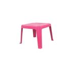 Mesa De Plastico Decorada Infantil Antares Rosa Kit 08