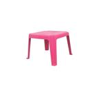 Mesa De Plastico Decorada Infantil Antares Rosa Kit 20