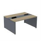 Mesa de Plataforma Dupla para 2 Pessoas Corporativa 110x140/2p