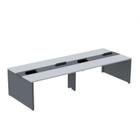 Mesa de Plataforma Dupla para 4 Pessoas Corporativa 150x140/4p