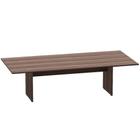 Mesa de Reunião Retangular Pé Painel P25 Pandin 2,0 M Walnut