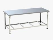 Mesa De Serviço Industrial Aço Inox 180 X 70 Com Prateleira - MR Fogoes