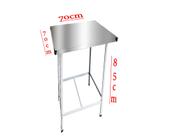 Mesa de Serviço Tampo Aço Inox 430 70x70 - LEONA