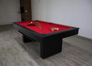 MESA DE SINUCA BILHAR SNOOKER - Rm3 BASE DE PEDRA - TECIDO VERMELHO -  BILHARES ENGERS - Mesa de Sinuca - Magazine Luiza