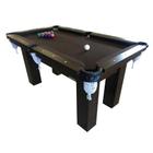 MESA DE SINUCA BILHAR SNOOKER - Rm3 BASE DE PEDRA - MARROM CHOCOLATE - BILHARES ENGERS