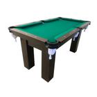 MESA DE SINUCA BILHAR SNOOKER - Rm3 BASE ULTRA RESISTENTE - TECIDO VERDE - BILHARES ENGERS