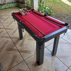 Mesa de bilhar sinuca infantil em madeira grande 52cm com pezinhos de chao  e mesa snooker crianças - MAKEDA - Sinuca / Bilhar Infantil - Magazine Luiza