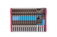 Mesa de Som 12 Canais Interface USB Bluetooth Digital MS122 EUX- Soundvoice