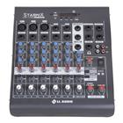 Mesa De Som 6 Canais STARMIX XMS 602R - LL ÁUDIO