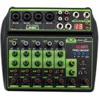 Mesa de Som 8 Canais com Interface USB Pro Bass Studio Link 8