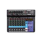 Mesa De Som 8 Canais Mixer Áudio Usb Smart Profissional A8 Conjunto Interface Externa