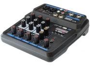 Mesa De Som Boxx Mixer U4 4 Canais Usb Com Interface