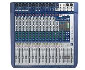 Mesa De Som Soundcraft Signature 16 USB 16 Canais