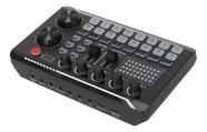 Mesa De Som V8 Gravador Mixer Áudio Usb Smart Streamer Live