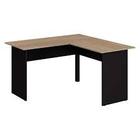 Mesa Delta Para Escritório 120 X 120 Marrom/Preto