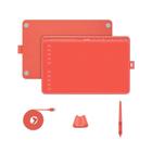 Mesa Digitalizadora Huion HS611 Tablet Vermelha