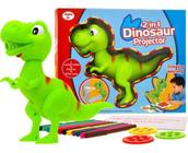 Mesa Dinossauro Projetor Desenho Infantil 2em1 Pilha - Toy King