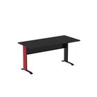 Mesa Diretora Aretto Pandin 1,50 x 0,70 M Preto e Vermelho