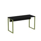 Mesa Diretora Tubular P25 Pandin 1,50,6 M Preto e Verde