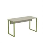 Mesa Diretora Tubular P25 Pandin 1,50,7 M Casablanca e Verde