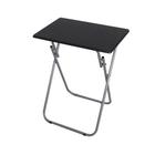 Mesa Dobrável Le Wood 66x48cm Preto Mdf Metal