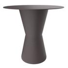 Mesa Dub Cinza Mushroom com Tampo 60cm - Mesa em Polipropileno